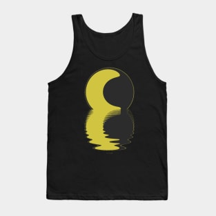Moon reflection on water Tank Top
